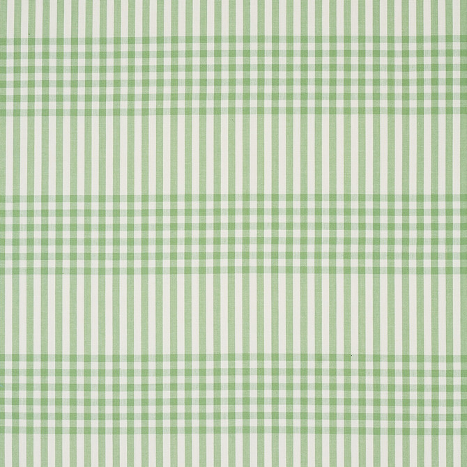 Schumacher Fabric Bergen Plaid Green 80804 Fabric COTTON 100% INDIA </p><p>Repeat: H: HORZ. 1/2" (1CM), V: VET. 5 2/5" (13CM) 54" (137CM) - My Fabric Connection -