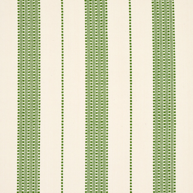 Schumacher Fabric Lubeck Stripe Green 79093 Fabric COTTON 100% </p><p>Repeat: H: HORZ. 6 5/8" (17CM), V: 53 - My Fabric Connection -