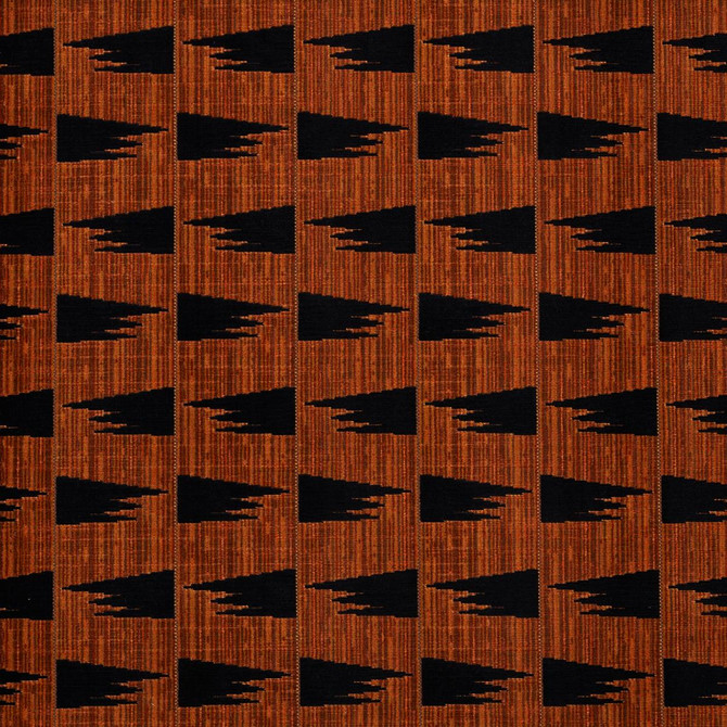 Schumacher Fabric Tutsi Cinnamon 71226 David Kaihoi 4.25" - My Fabric Connection -