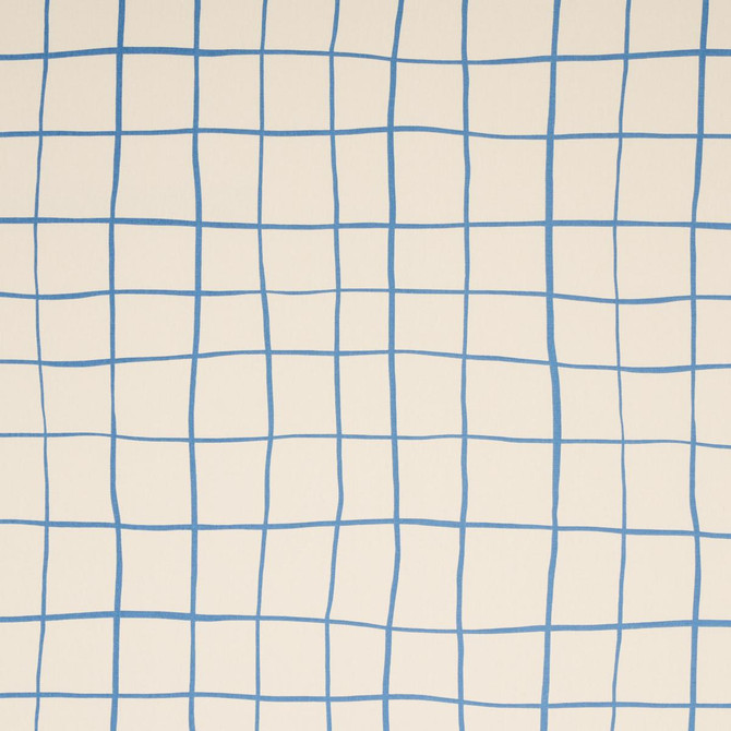 Schumacher Fabric Painterly Windowpane Blue 180292 Miles Redd 54.0" - My Fabric Connection -