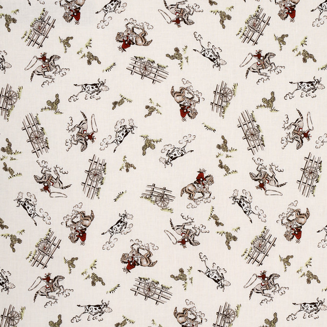 Schumacher Fabric Wild West Performance Linen Cream 180460 Fabric MARTINDALE 10,000 </p><p>Repeat: H: , V: - My Fabric Connection -