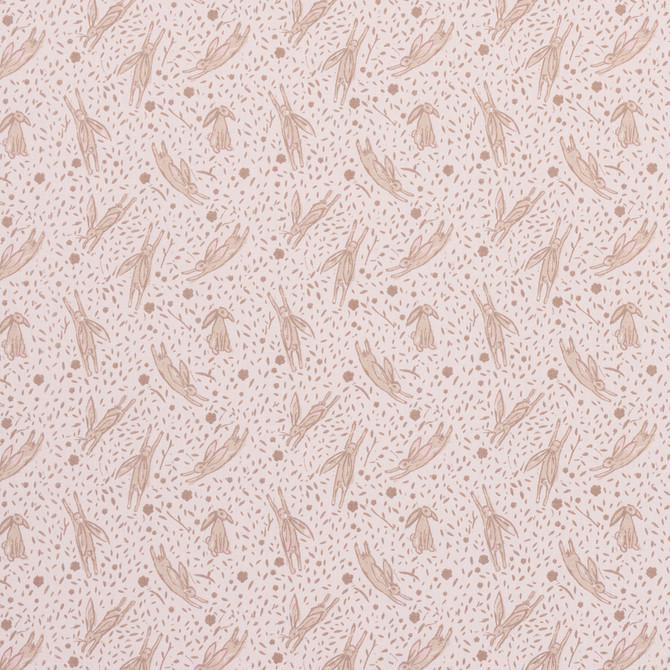 Schumacher Fabric Rabbit High Performance Print Blush 180441 Fabric MARTINDALE 15,000 </p><p>Repeat: H: 6 3/4" (17CM), V: 6 3/4" (17CM) 54 3/4" (139CM) - My Fabric Connection -