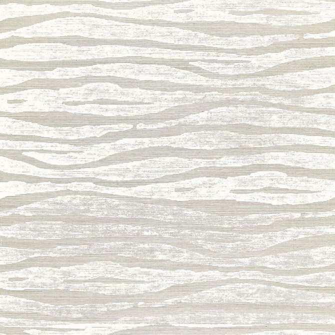 Schumacher Wallcovering Ripple Fog & Chalk 5006133 Wallcovering Paper CHINA </p><p>Repeat: H: HORZ. 27" (69CM), V: VERT. 14 3/8" (37CM) 27 - My Fabric Connection -