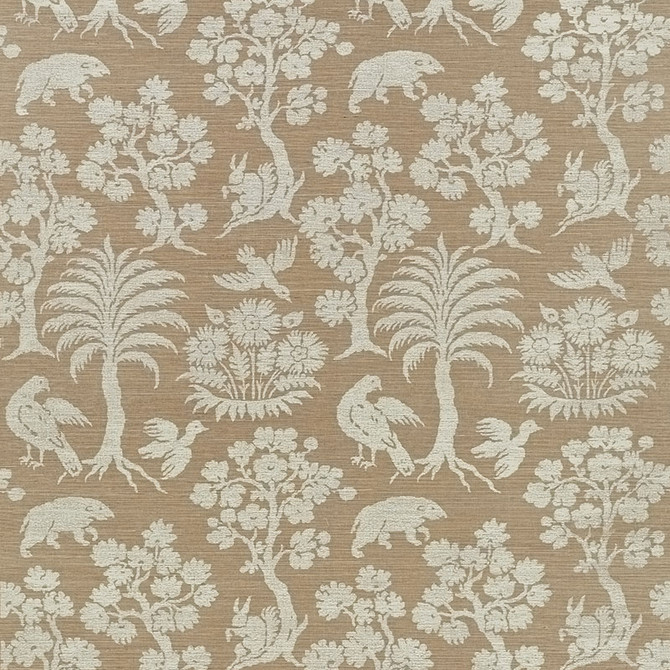 Schumacher Wallcovering Woodland Silhouette Sisal Mocha 5008283 Wallcovering Paper CHINA </p><p>Repeat: H: HORZ. 16 3/4" (43CM), V: VERT. 22 1/4" (57CM) 34 - My Fabric Connection -