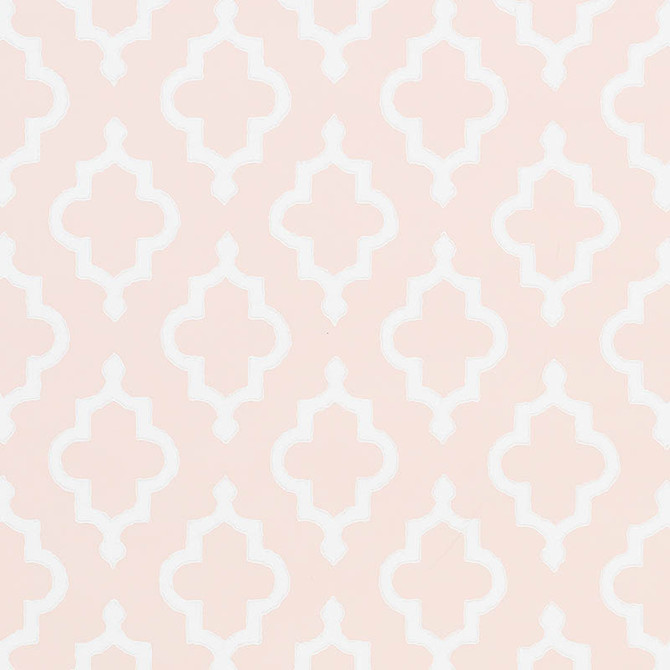 Schumacher Wallcovering Jake Quiet Pink 5009861 Wallcovering Paper UNITED STATES OF AMERICA </p><p>Repeat: H: HORZ. 3 3/4" (10CM) , V: VERT. 4 1/8" (10CM) 27 - My Fabric Connection -