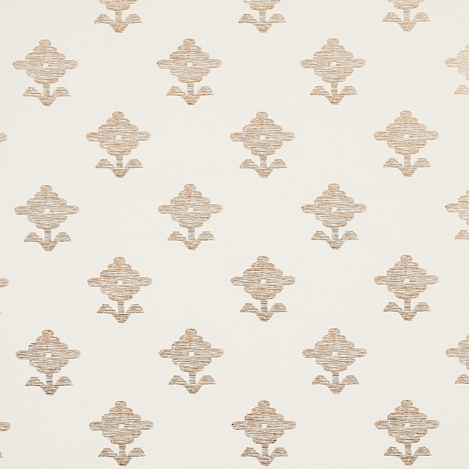 Schumacher Wallcovering Rubia Ivory 5012221 Wallcovering Paper UNITED STATES OF AMERICA </p><p>Repeat: H: HORZ. 13 1/2" (34CM), V: VERT. 20 1/2" (52CM) 27 - My Fabric Connection -