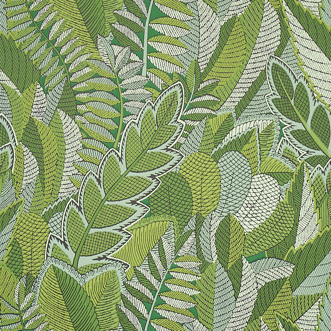Schumacher Wallcovering Japura Forest Green 5012661 Wallcovering Paper UNITED KINGDOM </p><p>Repeat: H: HORZ. 27" (69CM), V: VERT. 25 1/2" (65CM) 27 - My Fabric Connection -