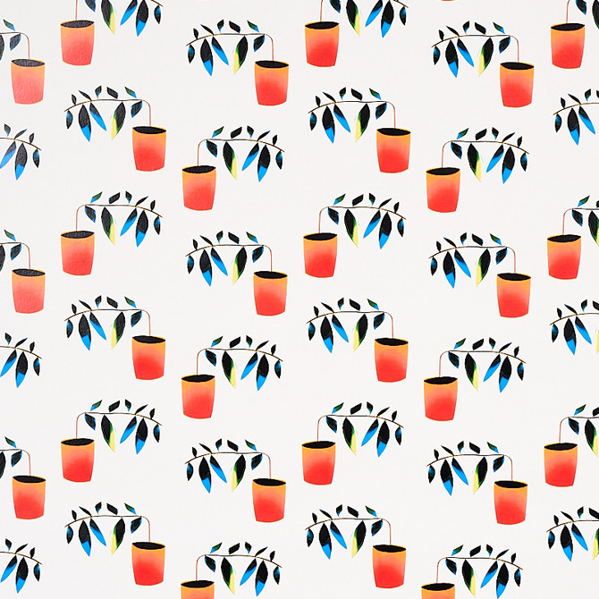 Schumacher Wallcovering Reaching Out Spectrum Multi 5012710 Wallcovering Paper UNITED STATES OF AMERICA </p><p>Repeat: H: HORZ. 9" (23CM), V: VERT. 7 3/4" (20CM) 27 - My Fabric Connection -