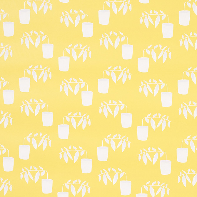 Schumacher Wallcovering Reaching Out Lemonade 5012711 Wallcovering Paper UNITED STATES OF AMERICA </p><p>Repeat: H: HORZ. 9" (23CM), V: VERT. 7 3/4" (20CM) 27 - My Fabric Connection -