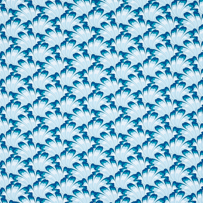 Schumacher Wallcovering Gotham Swing Royal 5012532 Wallcovering Paper UNITED STATES OF AMERICA </p><p>Repeat: H: HORZ. 27" (69CM), V: VERT. 27" (69CM) 27 - My Fabric Connection -