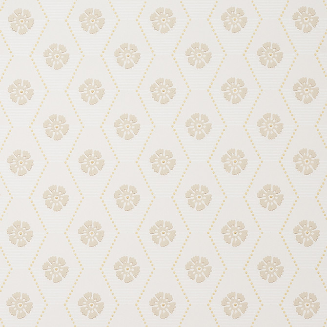 Schumacher Wallcovering Hive Bloom Sand 5013162 Wallcovering Paper UNITED KINGDOM </p><p>Repeat: H: VERT. 4 1/2" (11CM), V: VERT. 4 1/2" (11CM) 27 - My Fabric Connection -