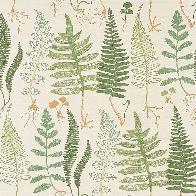 Schumacher Wallcovering Halcott Sisal Forest 5013060 Wallcovering Paper UNITED STATES OF AMERICA </p><p>Repeat: H: HORZ. 30" (76CM), V: VERT. 29" (74CM) 30 - My Fabric Connection -
