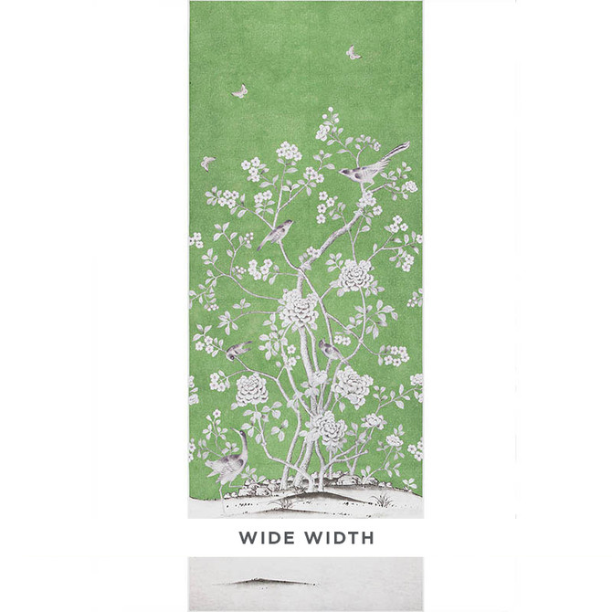 Schumacher Wallcovering Chinois Palais Lettuce 5007120 Wallcovering Paper UNITED KINGDOM </p><p>Repeat: H: HORZ. 51 3/4" (131CM) , V: VERT. 144? (366CM) 51.75 - My Fabric Connection -