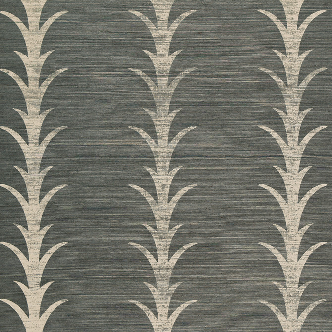 Schumacher Wallcovering Acanthus Stripe Shadow 5006050 Wallcovering Paper CHINA </p><p>Repeat: H: HORZ. 11 3/8" (29CM), V: VERT. 5 1/16" (13CM) 34.125 - My Fabric Connection -