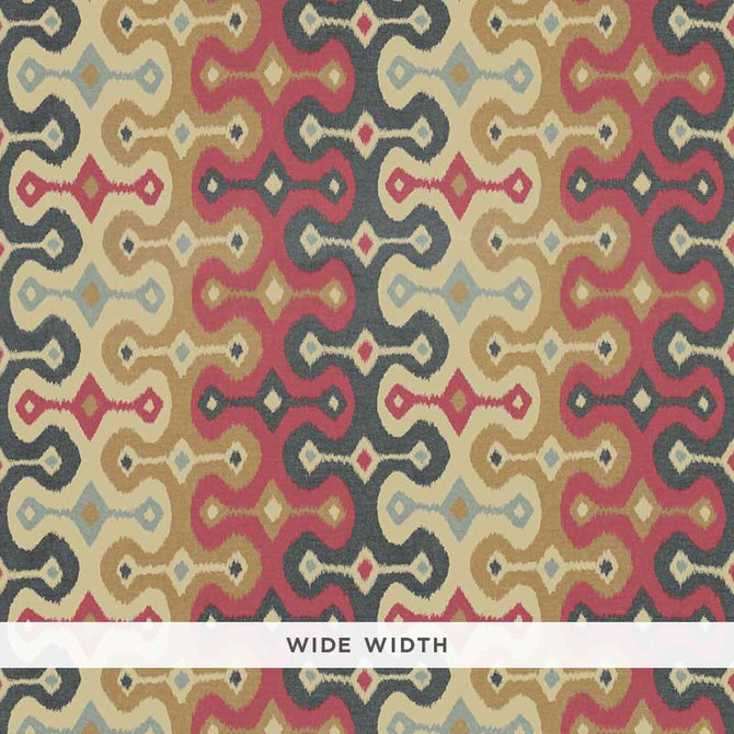 Schumacher Wallcovering Darya Ikat Sidewall Spice 5006651 Wallcovering Paper UNITED KINGDOM </p><p>Repeat: H: HORZ. 25 1/2" (65CM) , V: VERT. 15 1/2" (39CM) 51 - My Fabric Connection -