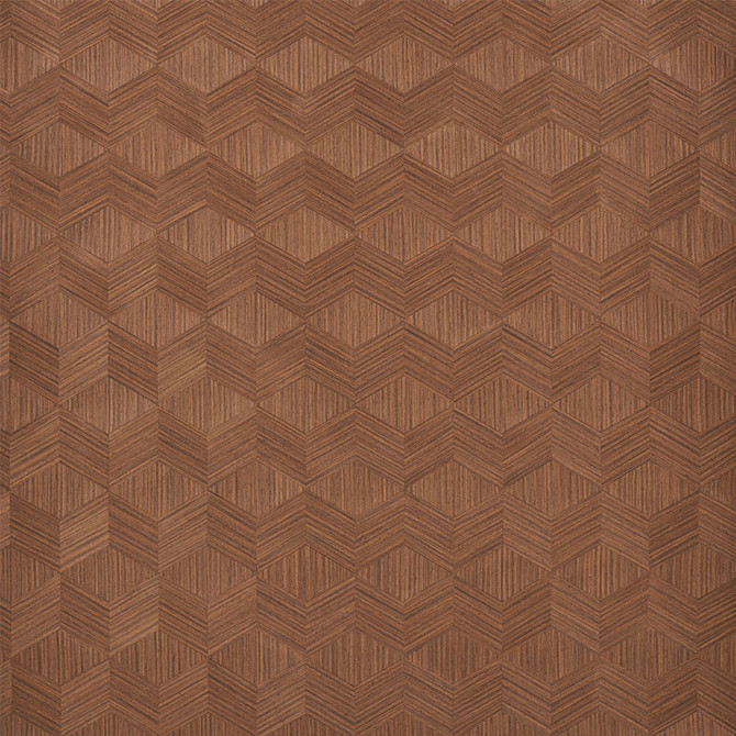 Schumacher Wallcovering Chevron Inlay Walnut 5009631 Wallcovering Paper CHINA </p><p>Repeat: H: HORZ. 4 7/8" (12CM) , V: VERT. 5 5/8" (14CM) 38 - My Fabric Connection -