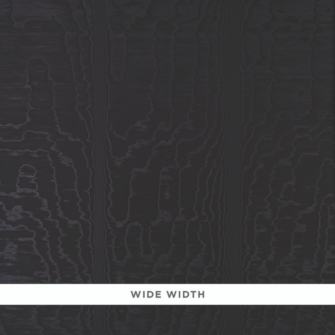 Schumacher Wallcovering Moire Wallcovering Noir 5009673 Wallcovering Paper ITALY </p><p>Repeat: H: , V: 55 - My Fabric Connection -