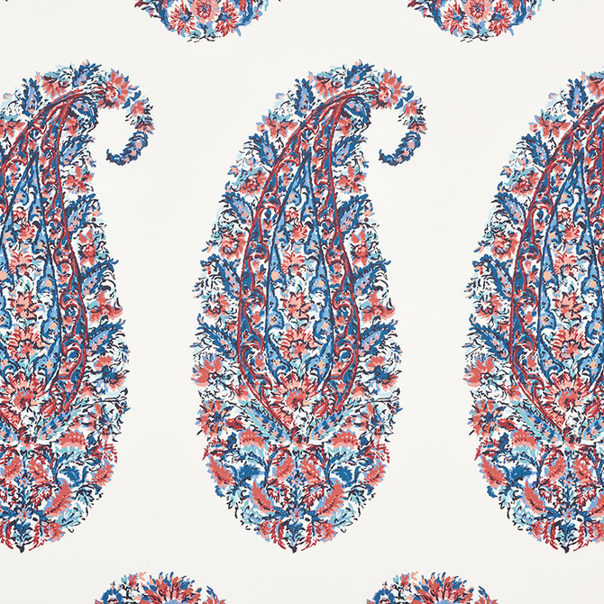 Schumacher Wallcovering Shirala Paisley Delft & Rose 5009970 Wallcovering Paper UNITED STATES OF AMERICA </p><p>Repeat: H: 6 3/4" (17CM) , V: 25 1/4" (64CM) 26.75 - My Fabric Connection - Schumacher Wallcovering Shirala Paisley Delft & Rose 5009970 Wallcovering Paper UNITED STATES OF AMERICA </p><p>Repeat: H: 6 3/4" (17CM) , V: 25 1/4" (64CM) 26.75 - My Fabric Connection -