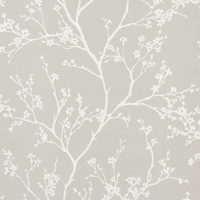 Schumacher Wallcovering Twiggy Vinyl Soft Grey 5010152 Wallcovering Paper UNITED STATES </p><p>Repeat: H: HORZ. 27" (69CM) , V: VERT. 30" (76CM) 27 - My Fabric Connection -