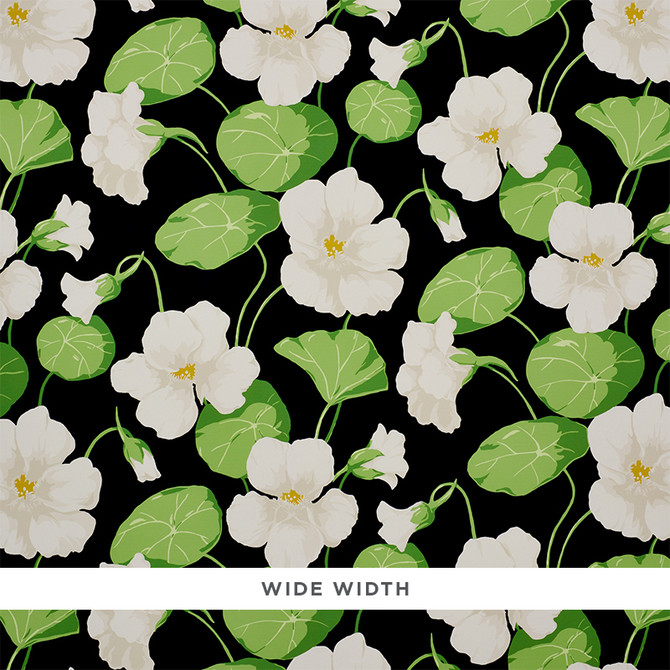 Schumacher Wallcovering Nasturtium Noir 5010470 Wallcovering Paper UNITED STATES OF AMERICA </p><p>Repeat: H: HORZ. 18" (46 CM), V: VERT. 27" (69CM) 54 - My Fabric Connection -