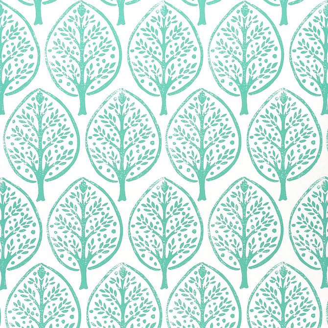 Schumacher Wallcovering Tree Seaglass 5011180 Wallcovering Paper UNITED STATES OF AMERICA </p><p>Repeat: H: HORZ. 10 1/4" (26CM), V: VERT. 11" (28CM) 21 - My Fabric Connection -
