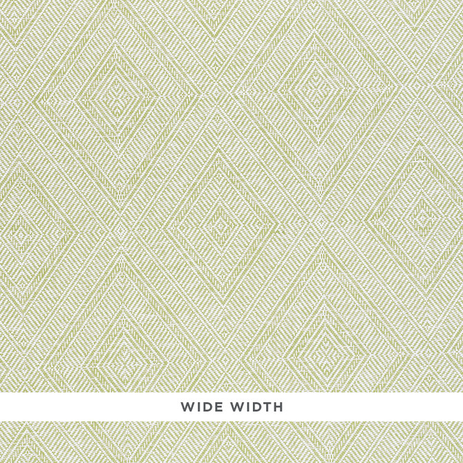 Schumacher Wallcovering Tortola Paperweave Green 5011251 Wallcovering Paper CHINA </p><p>Repeat: H: HORZ. 14 1/2" (37CM) , V: VERT. 13" (33CM) 53 - My Fabric Connection -