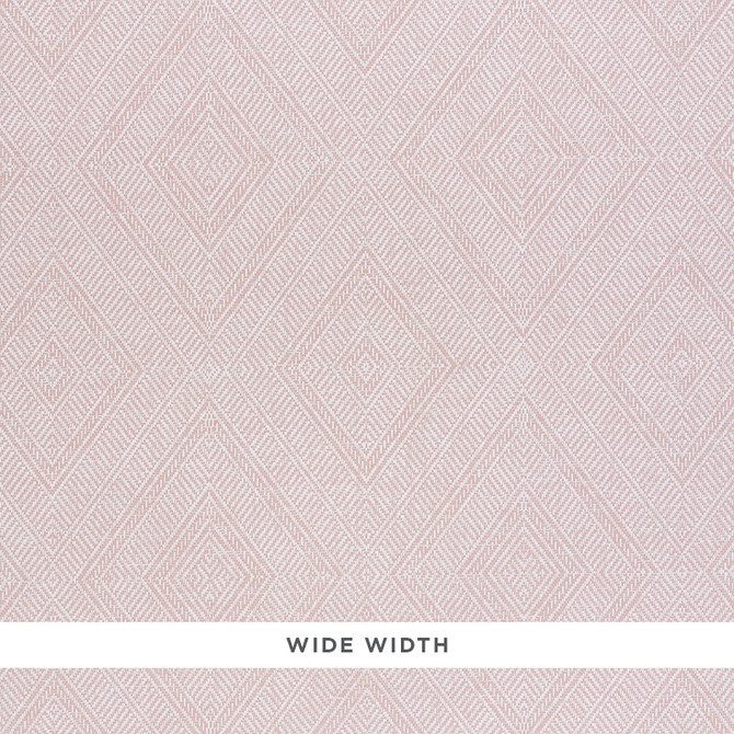 Schumacher Wallcovering Tortola Paperweave Pink 5011252 Wallcovering Paper CHINA </p><p>Repeat: H: HORZ. 14 1/2" (37CM) , V: VERT. 13" (33CM) 53 - My Fabric Connection -