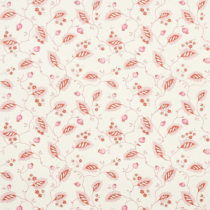Schumacher Wallcovering Maryam Vine Pink & Red 5011602 Wallcovering Paper UNITED STATES OF AMERICA </p><p>Repeat: H: HORZ. 13 1/2" (34CM), V: VERT. 11 5/8" (30CM) 27.5 - My Fabric Connection -