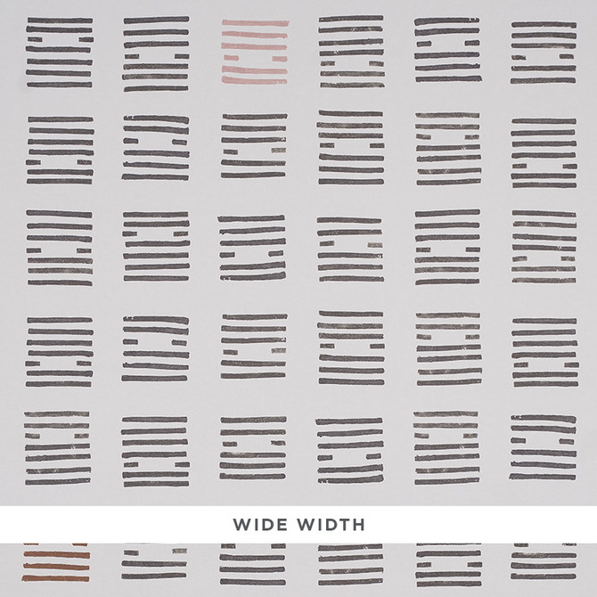 Schumacher Wallcovering Tiasquam Charcoal 5011822 Wallcovering Paper UNITED STATES OF AMERICA </p><p>Repeat: H: HORZ. 54" (137CM), V: VERT. 45 1/2" (116CM) 54.5 - My Fabric Connection -