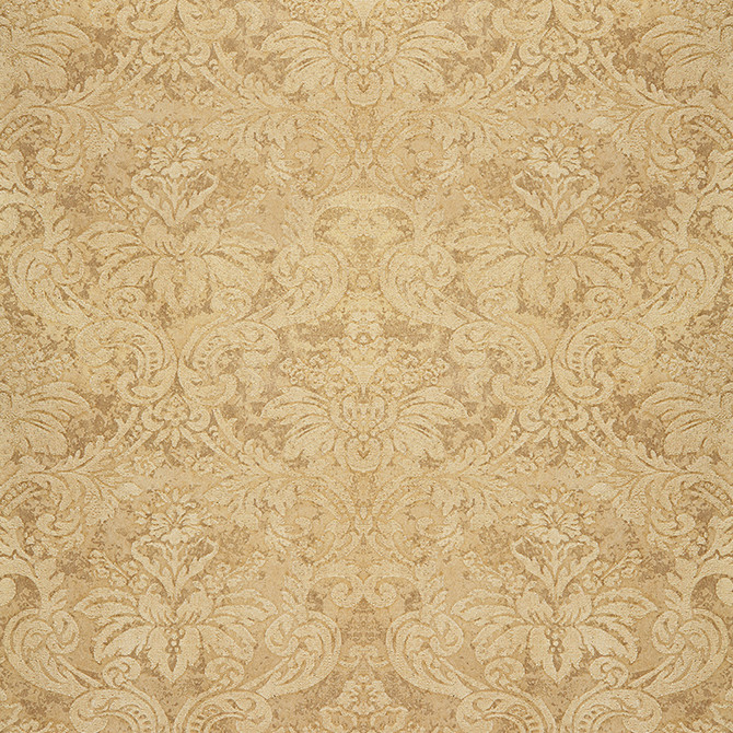 Schumacher Wallcovering Damasco Metallico Gold Leaf 529911 Wallcovering Paper UNITED STATES OF AMERICA </p><p>Repeat: H: , V: VERT. 27" (69CM) 27 - My Fabric Connection -