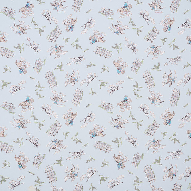 Schumacher Wallcovering Wild West Blue 5014121 Wallcovering </p><p>Repeat: H: 26" (66CM), V: 27" (69CM) 27" (69CM) - My Fabric Connection - Schumacher Wallcovering Wild West Blue 5014121 Wallcovering </p><p>Repeat: H: 26" (66CM), V: 27" (69CM) 27" (69CM) - My Fabric Connection -