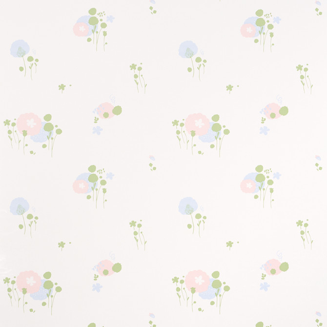 Schumacher Wallcovering Pom Pom Forest Ivory 5014061 Wallcovering </p><p>Repeat: H: 13 1/2 (34CM), V: 12 5/8" (32CM) 36" WIDE (91CM) - My Fabric Connection -