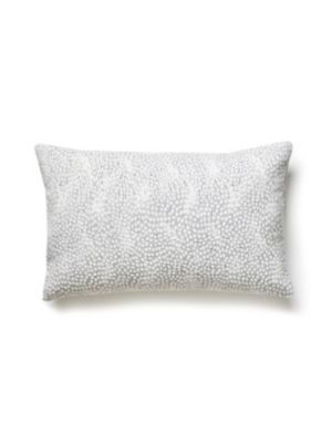 Scalamandre Pillows Flurry Pillow 14 X 22 - Snow BILFLURPILL0002 36% POLYESTER, 34% VISCOSE, 25% COTTON,, 5% LUXCELLE U.S.A. HEAVY DUTY Horizontal: and Vertical: 0 - My Fabric Connection -