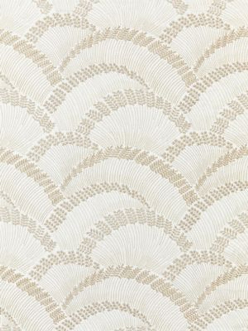 Scalamandre Fabric Lovegrass Embroidery Latte SC272560001 SAHARA 11% SPUN POLYESTER, 37% LINEN 25% COTTON 27% VISCOSE INDIA LIGHT DUTY Horizontal: 15.75" and Vertical: 17" 53.9 - My Fabric Connection -