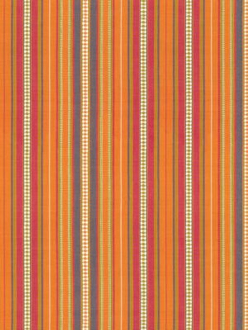 Scalamandre Fabric Nile Stripe Summer Citrus SC272530004 SAHARA 100% COTTON INDIA MEDIUM DUTY Horizontal: 0.50" and Vertical: 18" 54 - My Fabric Connection -