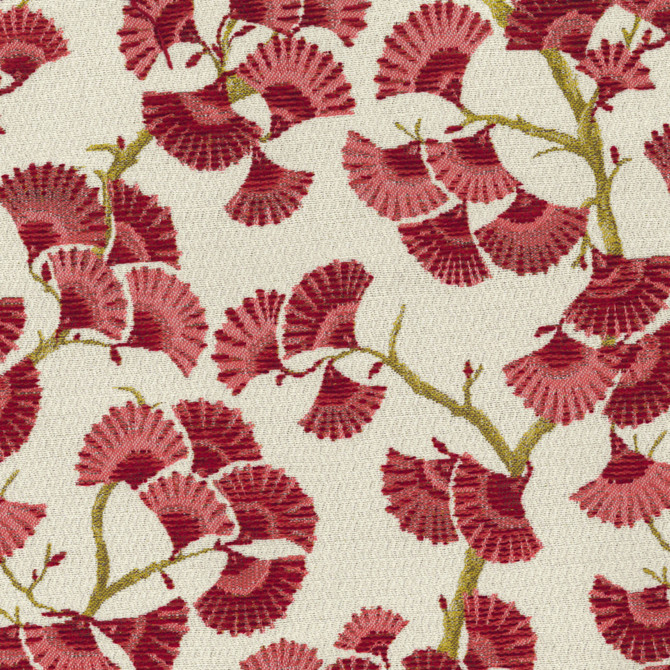 Greenhouse Fabric S5266 Rose - 100% Polyester China 100000 9.5" H, 12.5" V 56" - My Fabric Connection -