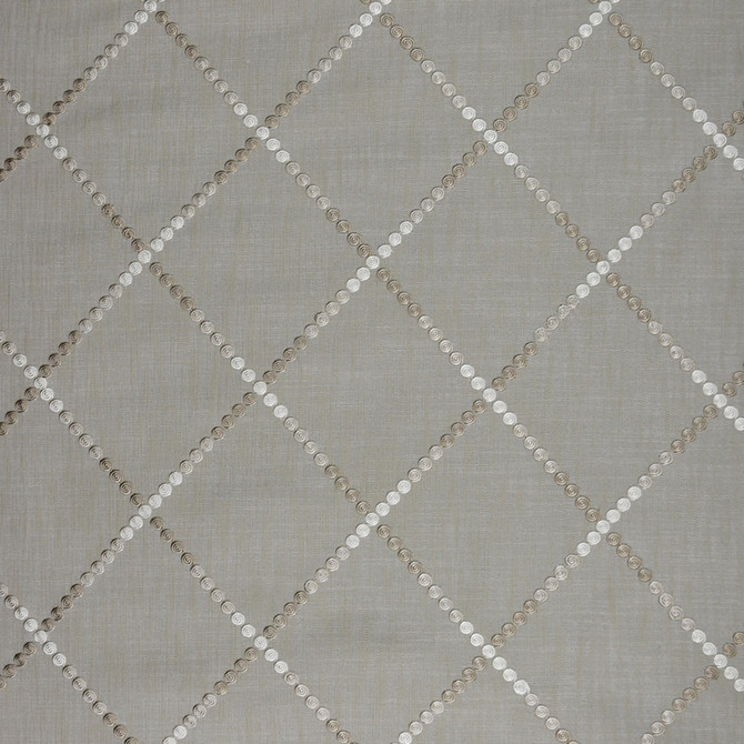 Greenhouse Fabric S4975 Flax - 54% Cotton, 46% Polyester W/ 100% Rayon Embroidery India 9000 6.875" H, 7.625" V 59" - My Fabric Connection -