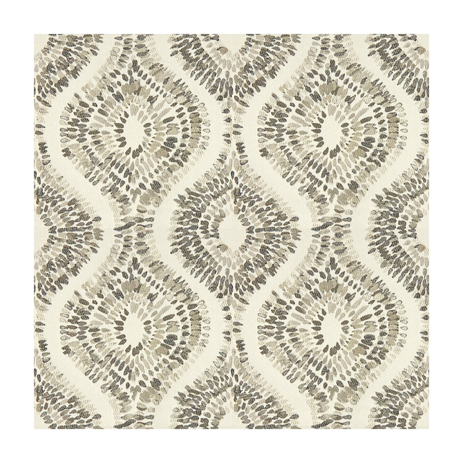 Kravet Design Fabric Sun Pillar Steel CANDICE OLSON COLLECTION POLYESTER - 100% India HEAVY Horizontal: 13.5 and Vertical: 13.5 54 - My Fabric Connection -