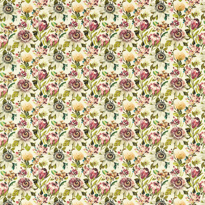 Clarke And Clarke Fabric F1519/01.CAC.0 Fabric COTTON - 100% India MEDIUM </p><p>Repeat: H: 13.39, V: 13.39 54.33 - My Fabric Connection -
