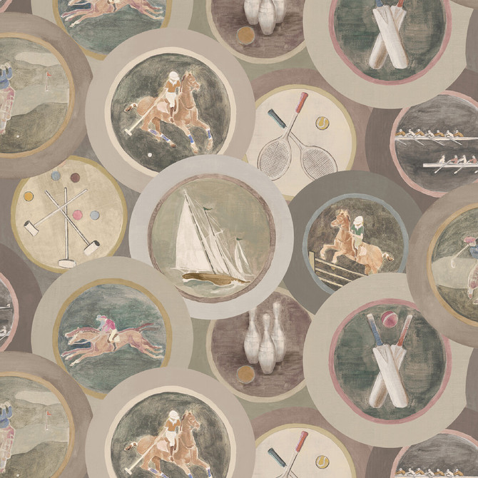 Mulberry Wallcovering FG095.J52.0 Wallcovering NON WOVEN - 100% United Kingdom </p><p>Repeat: H: , V: 19.7 27.58 - My Fabric Connection -