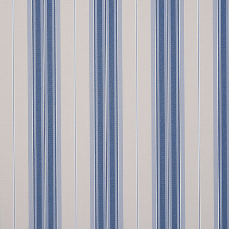Sunbrella Fabric D339 Rome Blue Dickson North American Collection - Stripes 100% Solution Dyed Acrylic USA or Imported 10-Year Horizontal: and Vertical: 47 in. - My Fabric Connection -