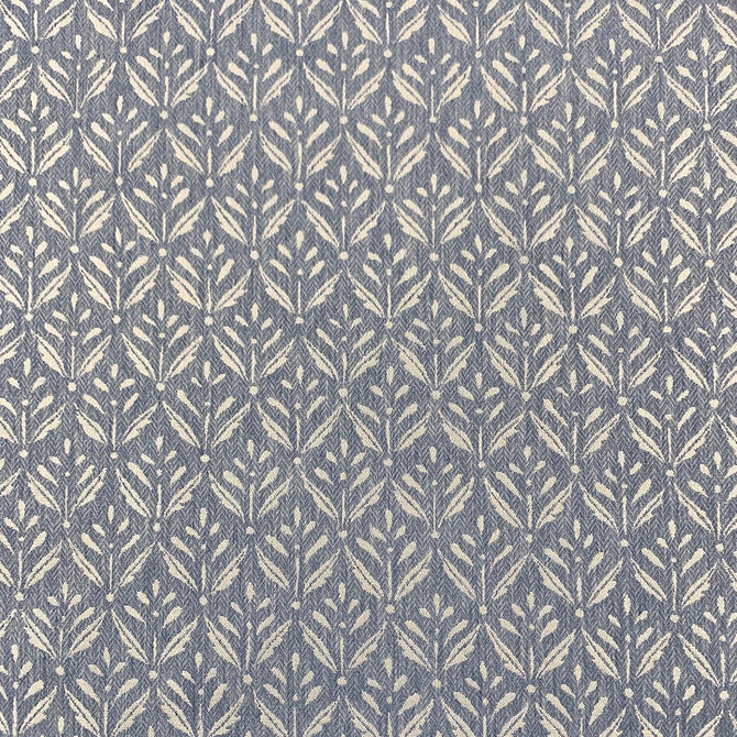 Magnolia Fabric Lily Cornflower - 66% Poly 29% Cotton, 5% Linen India 40000 Horizontal: 1.75 and Vertical: 2.75 54 - My Fabric Connection -