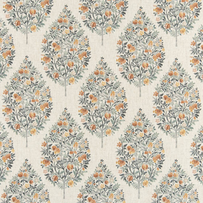 Charlotte Fabric D3338 Copper Linen Prints 91% Polyester, 9% Linen Asia Exceeds 100,000 Wyzenbeek Rubs (Heavy Duty) </p><p>Repeat: Horizontal 11" x Vertical 14.5" 54 Inches - My Fabric Connection -