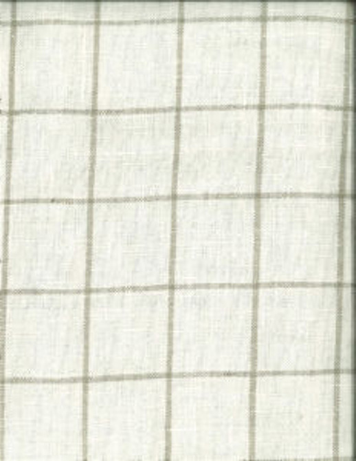 Norbar Fabric Bendel Natural 009 LINCHEX 100% LINEN INDIA 2"V 2"H 54" - My Fabric Connection -