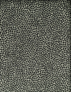 Norbar Fabric Ibus Black 200 MONTAGE 100% POLYESTER SPAIN 17"V 27 1/6"H 54" - My Fabric Connection -