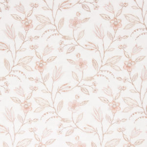 Norbar Fabric Bonvoy Blush PANDORA 58% COTTON 42% POLYESTER INDIA 12 1/2"V 13 1/8"H 52 - My Fabric Connection -