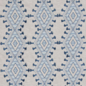 Norbar Fabric Grove Bluebell PANDORA 71% POLYESTER 29% COTTON INDIA 6 1/4"V 6 1/2"H 54 - My Fabric Connection -