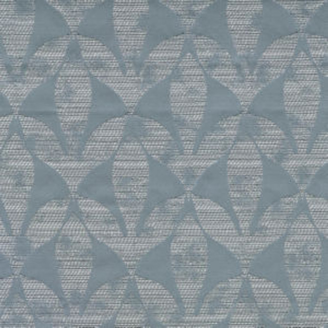 Norbar Fabric Ava Chambray SENSATION 100% POLYESTER INDIA 19"V 9 1/2"H 54 - My Fabric Connection -