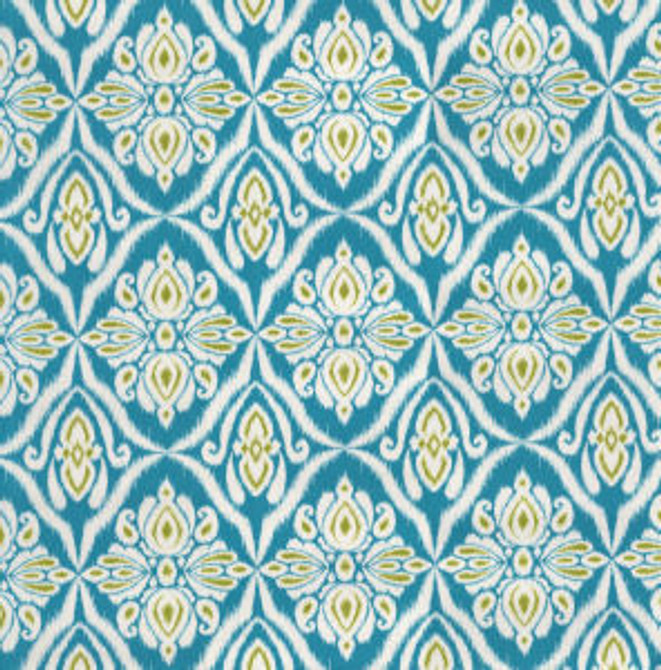 Norbar Fabric Jackson Peacock SUNRISE 100% SPUN POLYESTER TAIWAN 17 3/8"V 14 1/4"H 56 - My Fabric Connection -
