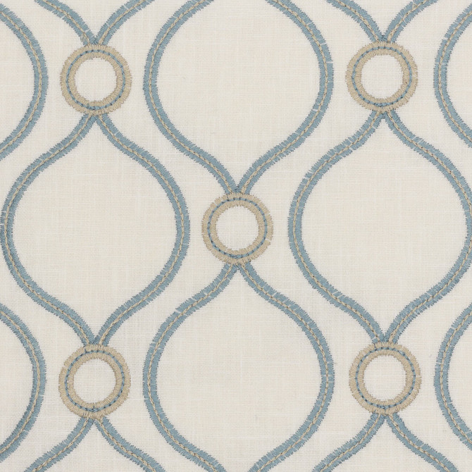 Stout Fabric Looping 6 Jasmine COLOR MY WINDOW AQUA/HARBOR 70%POL 30%COT %PEMB INDIA MARTINDALE WEAR TEST (50 000 CIRCULAR RUBS) Horizontal: 4.500 and Vertical: 4.500 54 in - My Fabric Connection -